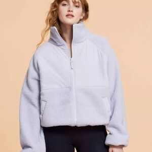 NWT Campfire Fleece Women's Cozy Fleece Jacket - purple